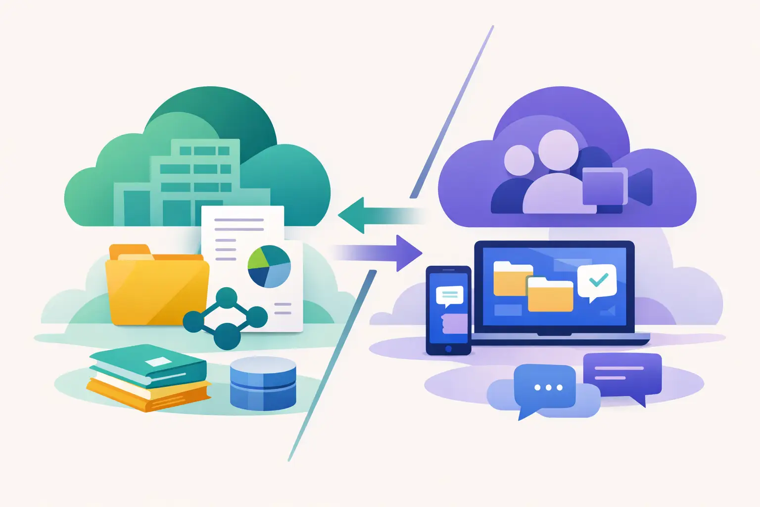 SharePoint versus Teams files: Which goes where?